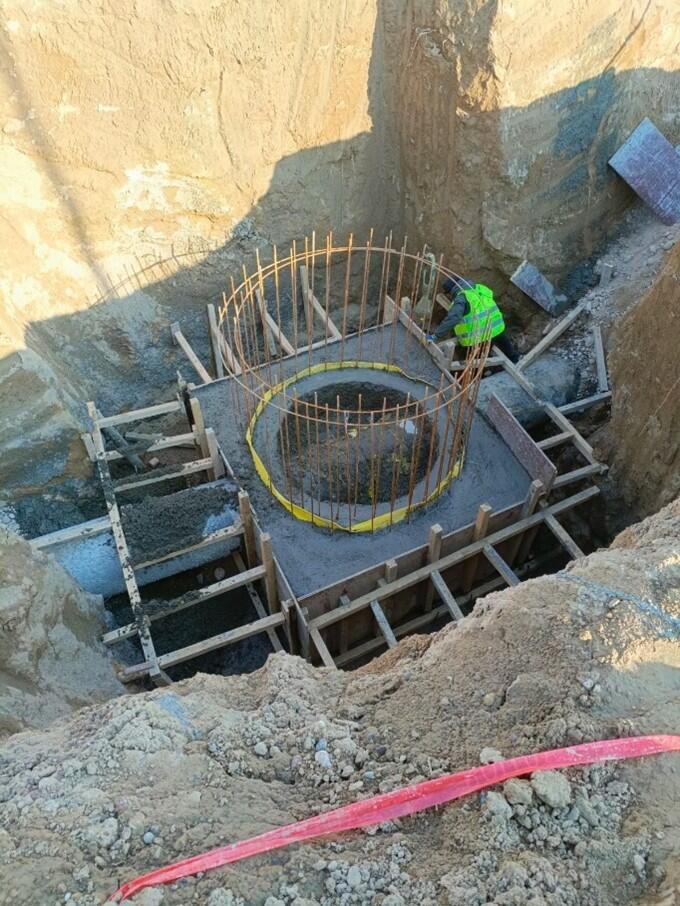 المشاركة في تنفيذ مشروع شبكة المجاري لمشروع طريق (تكريت-البوعجيل)